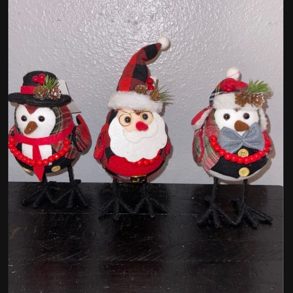 Christmas decor birds